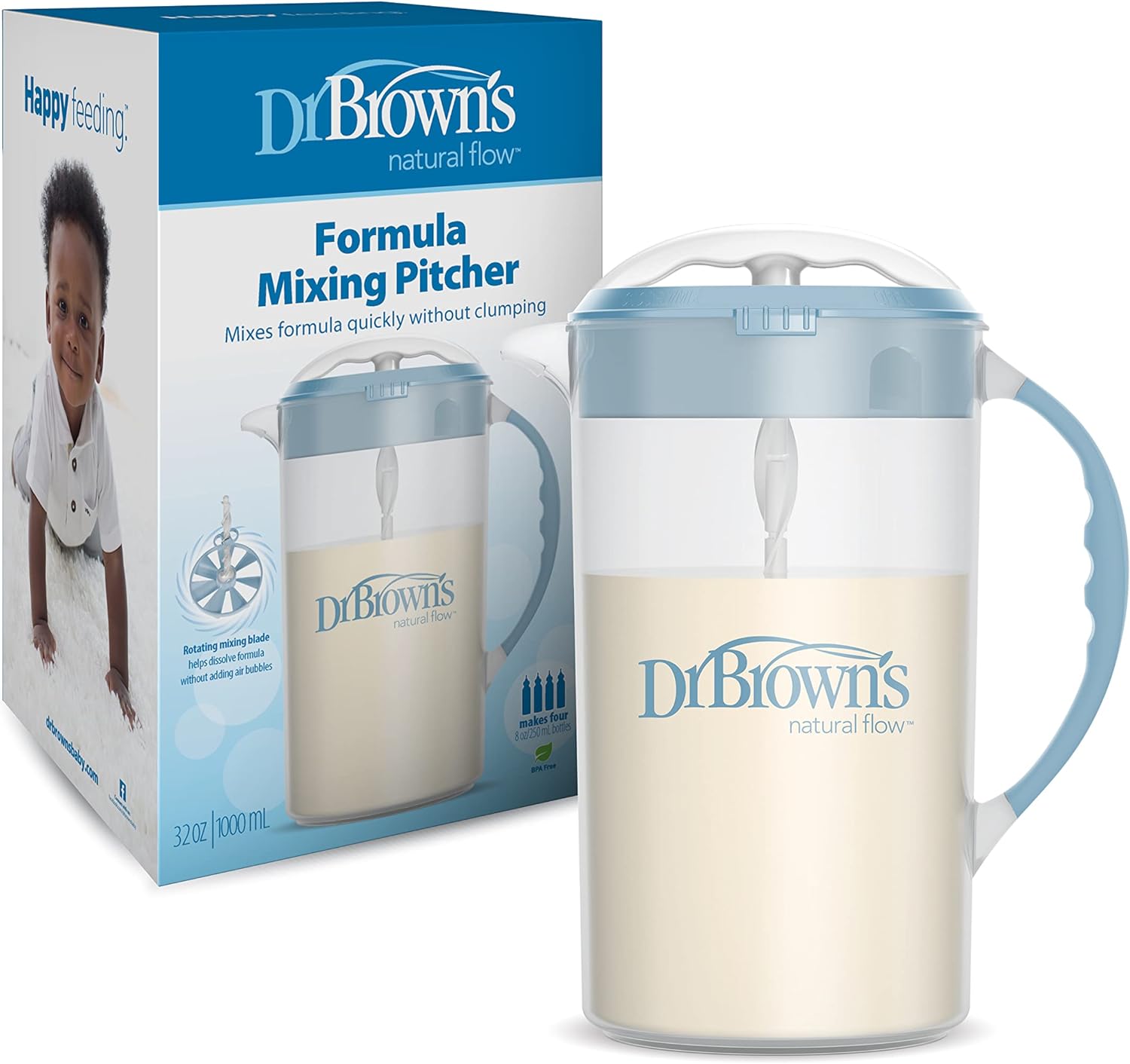 Dr. Brown's Formula Mixing Pitcher - Blue - Laadlee