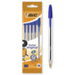 BIC Cristal Original Ballpoint Blue Pens - Pack of 4