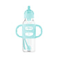 Dr. Brown's Narrow Sippy Straw Bottle with Silicone Handles - Green - 250ml