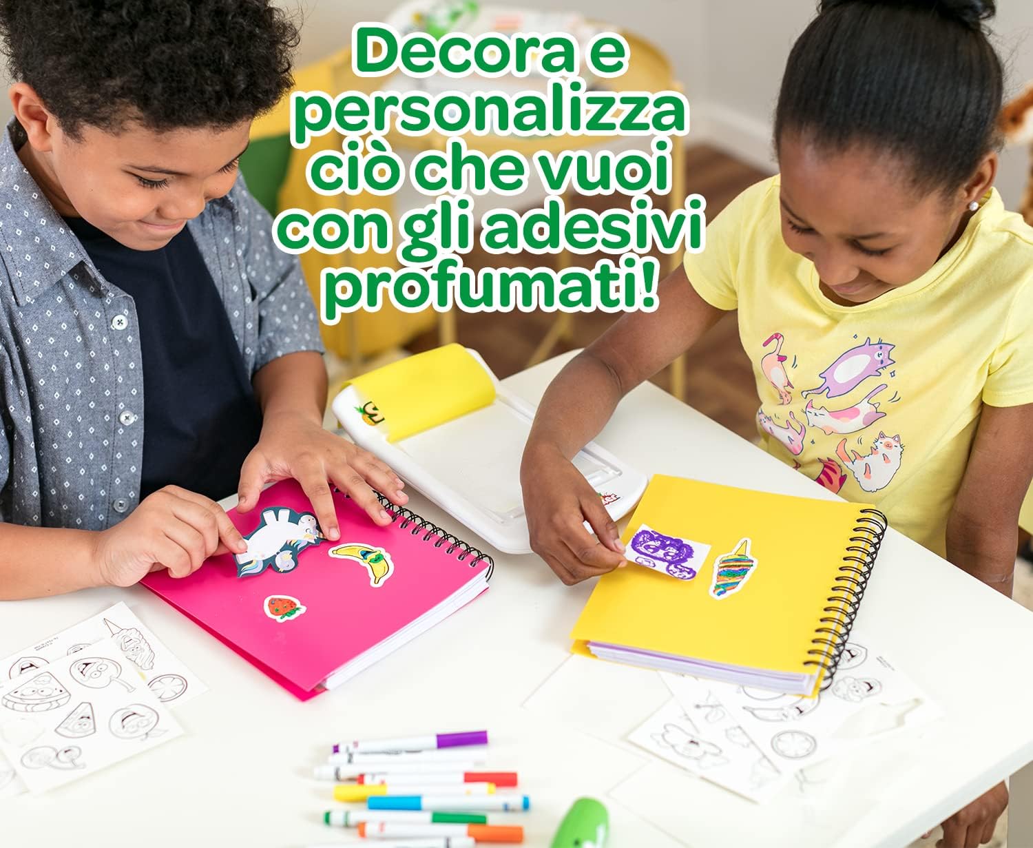 Crayola Silly Scents Sticker Maker Art Kit - Pack of 40 - Laadlee