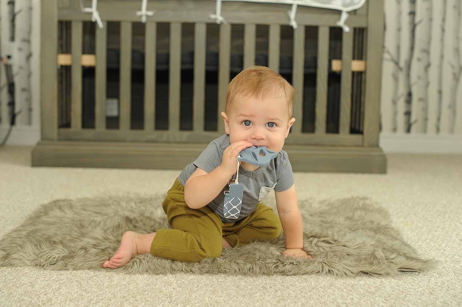 Malarkey Kids Teether Tether And Teether- Nautical And Baby Shark - Laadlee