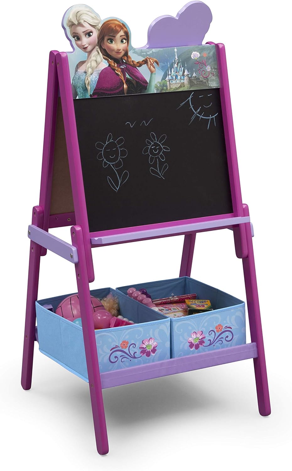 Delta Children Frozen Wooden Easel With Storage