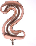 Brain Giggles 2 Number Foil Balloon 40inch - Rose Gold