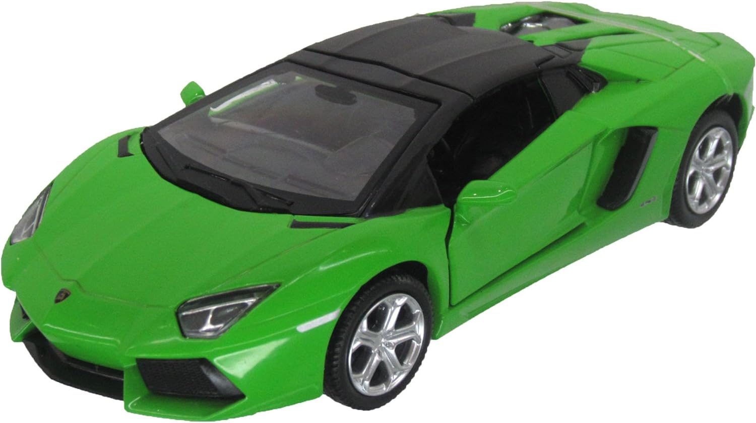 MSZ Lamborghini Aventador Roadster Car 1:32 Die-Cast Replica - Green - Laadlee