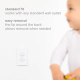 Ubbi Outlet Covers Set 24pcs - White