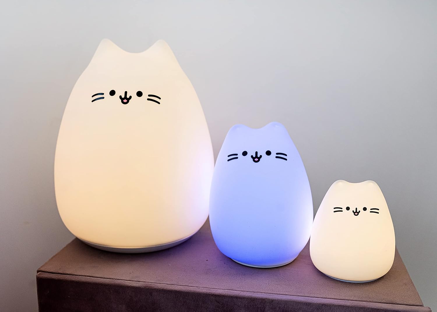 InnoGio - Gio Kitty Midi Silicone Night Light - Laadlee