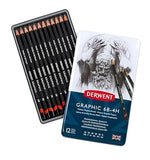 Derwent Graphic Desiner Pencil Color Tin of 12