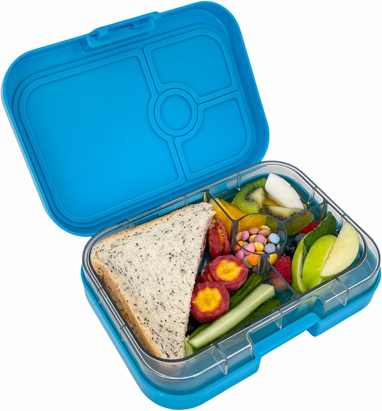 Yumbox Panino  4 Compartment Lunch Box - Eighties Aqua