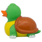 Lilalu Bath Toy Turtle Duck - Yellow & Green