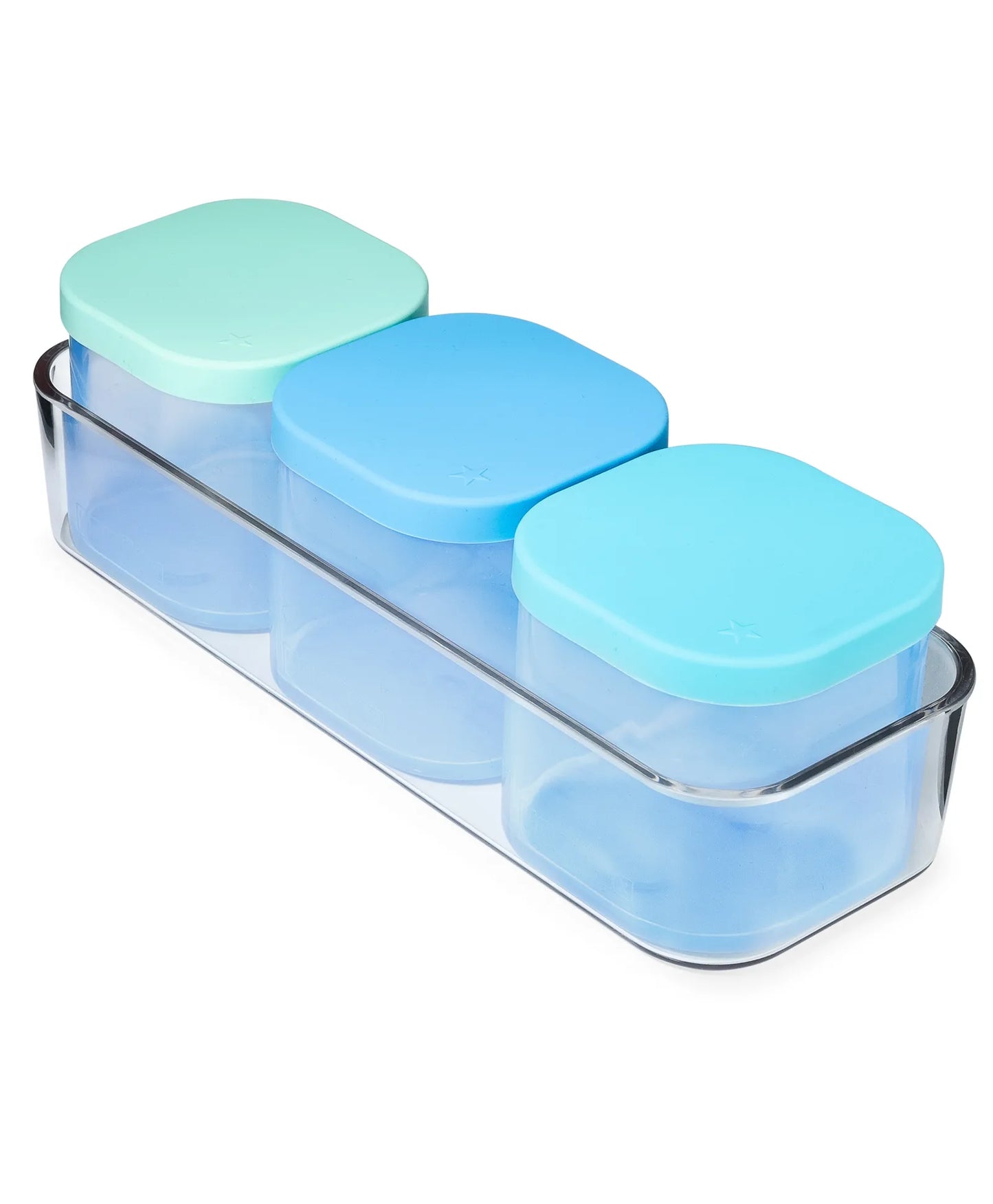 Yumbox Chop Chop Silicone Cubes Crisp Set Of 3