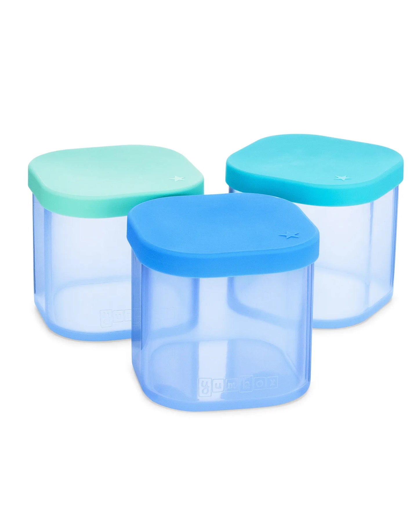 Yumbox Chop Chop Silicone Cubes Crisp Set Of 3