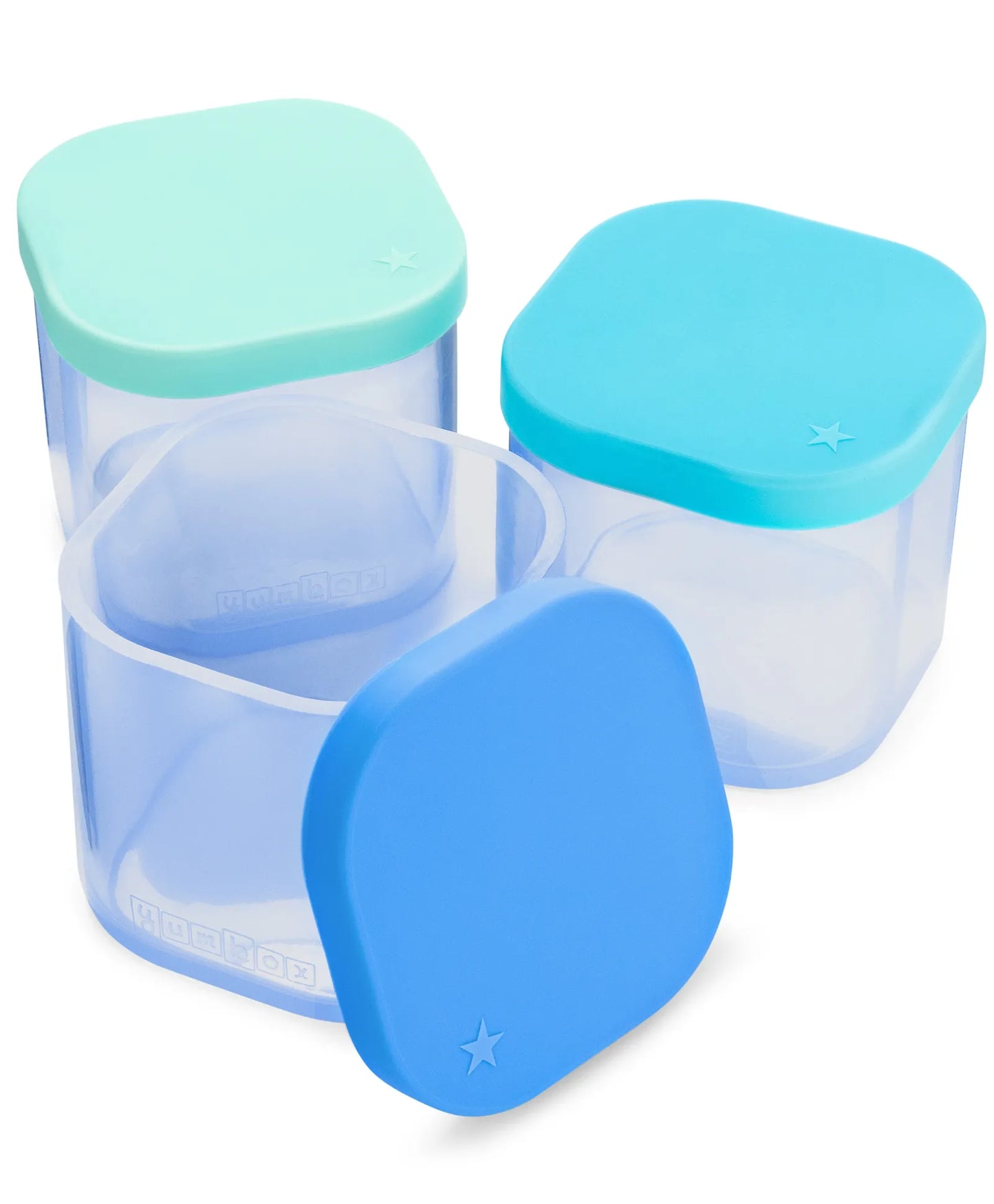 Yumbox Chop Chop Silicone Cubes Crisp Set Of 3