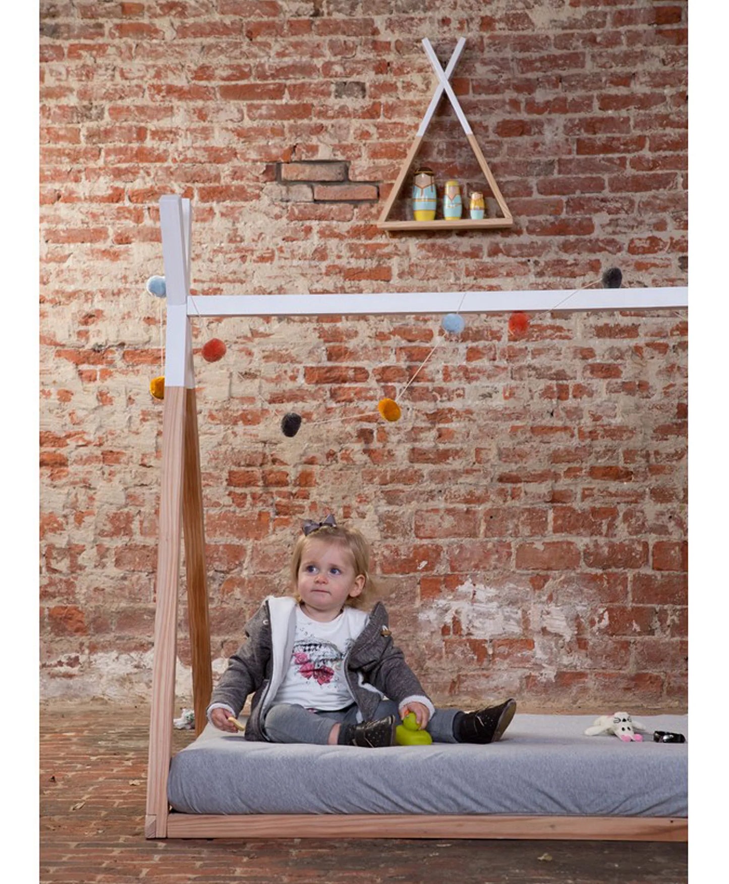 Childhome Wall Shelf Tipi - Natural White