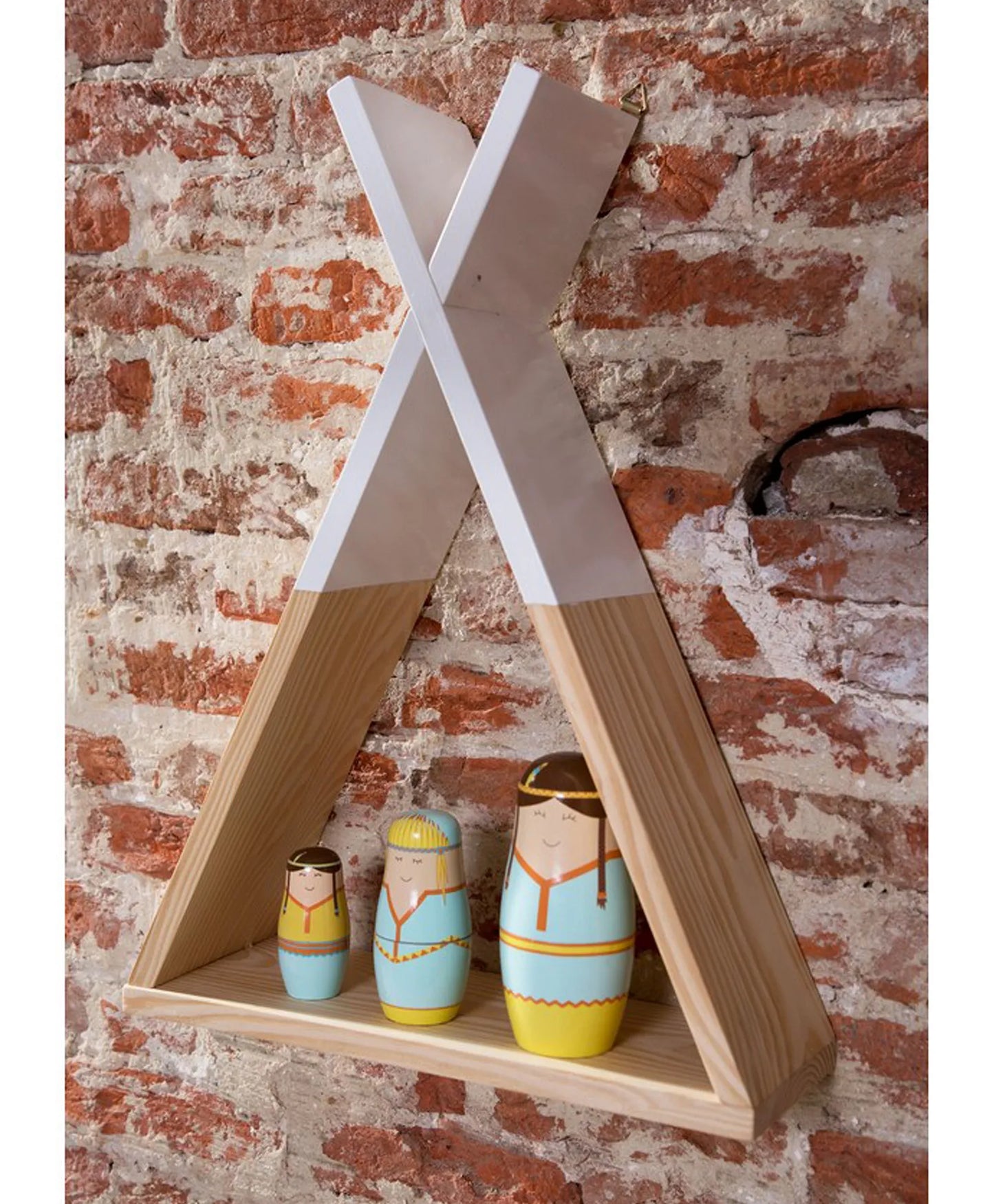 Childhome Wall Shelf Tipi - Natural White