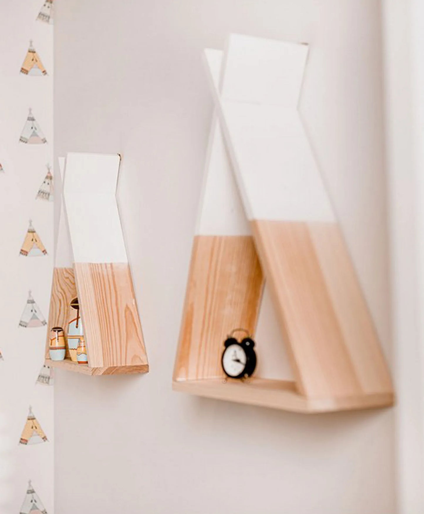 Childhome Wall Shelf Tipi - Natural White