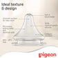 Pigeon Wide Neck Peristaltic Plus Nipple (L) - Pack of 2