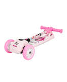 Spartan Disney Minnie Mouse 3-Wheel Led Folding Scooter - Light Pink
