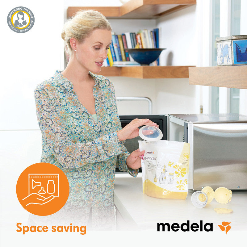 Medela Quick Clean Microwave Sterlization Bags - Laadlee