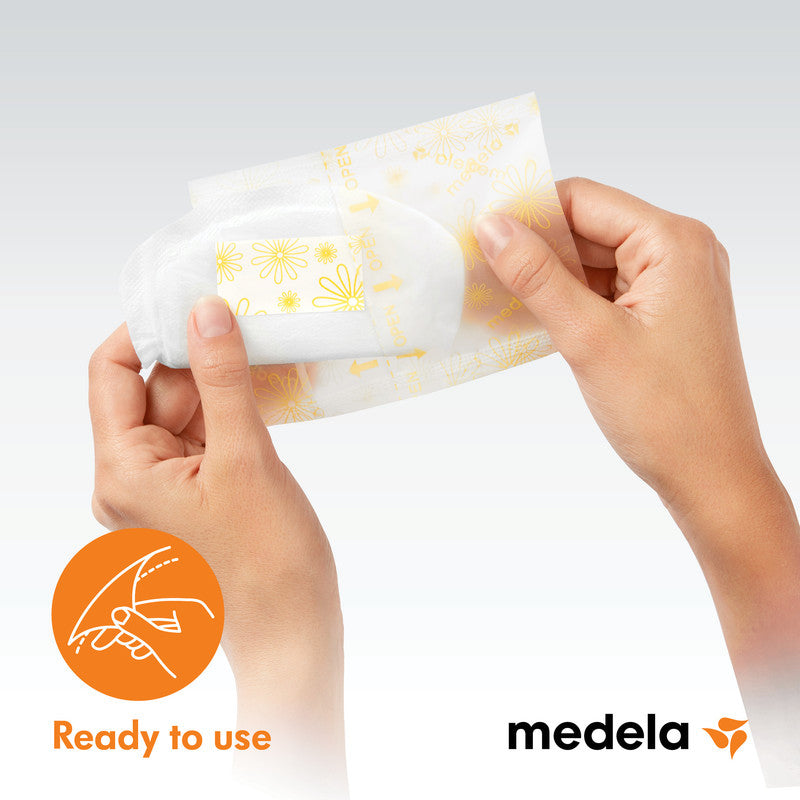 Medela Safe & Dry Disposable Nursing Pads - 30 Pcs - Laadlee