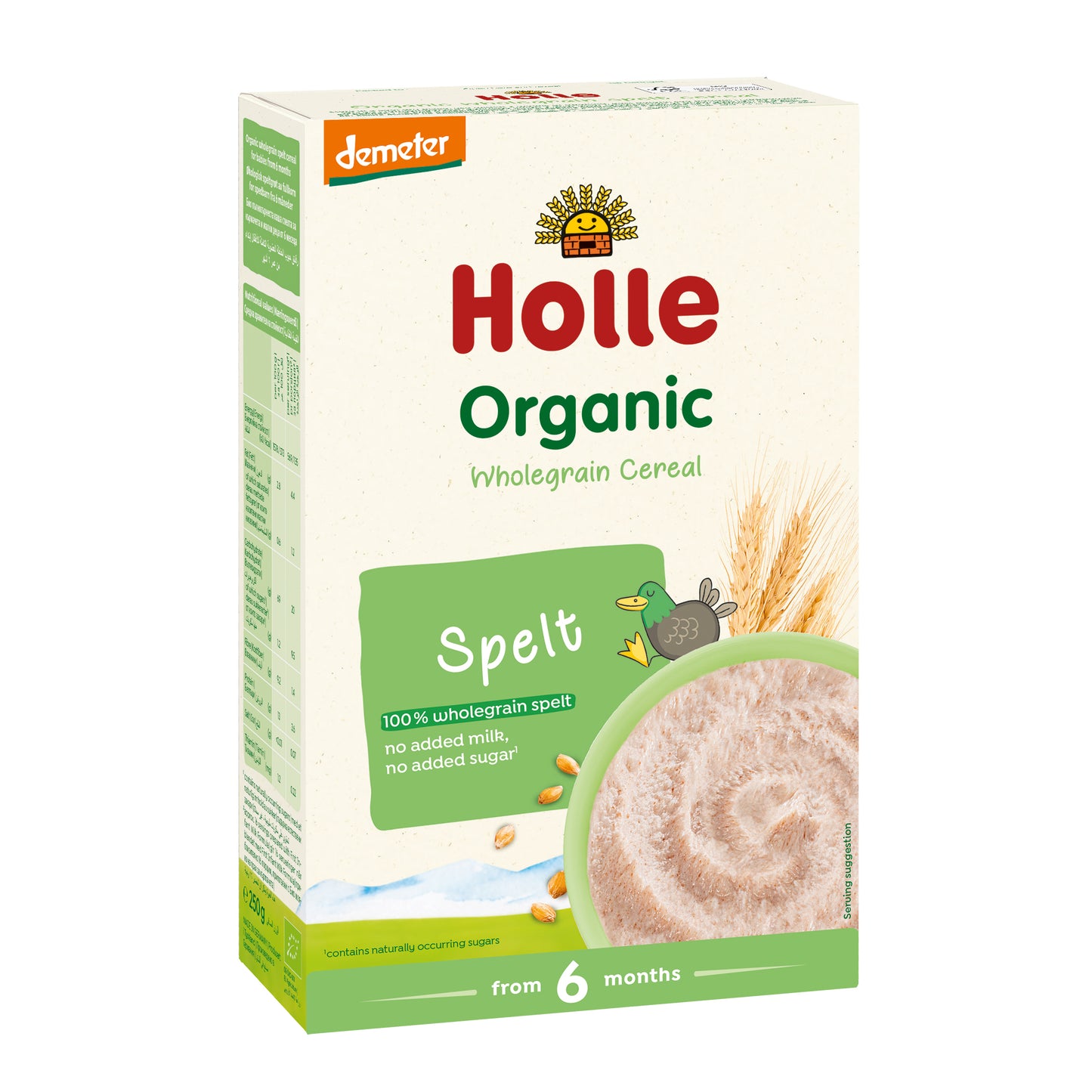 Holle Organic Wholegrain Spelt Cereal - 250gm