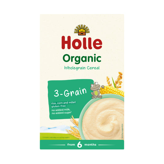 Holle Organic Wholegrn 3 Grain Cereal - 250gm