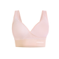 Sankom - Patent Organic Cotton Bra For Back Support - Ivory - Laadlee