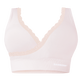 Sankom - Patent Premium Bra With Lace - Ivory - Laadlee