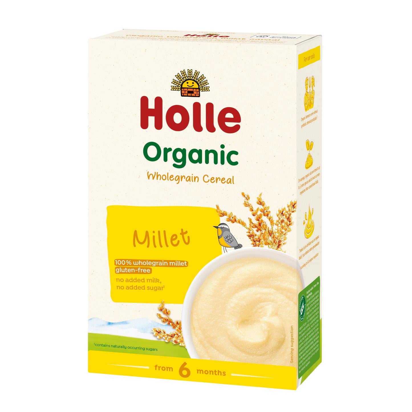 Holle Organic Wholegrain Millet Cereal Spelt - 250gm