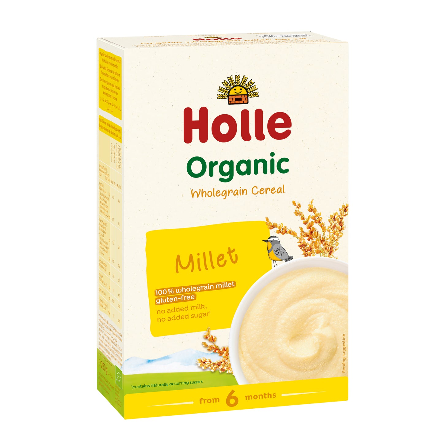 Holle Organic Wholegrain Millet Cereal Spelt - 250gm