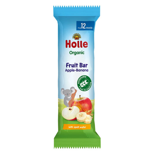 Holle Organic Fruit Bar Apple & Banana - 25gm Per Bar