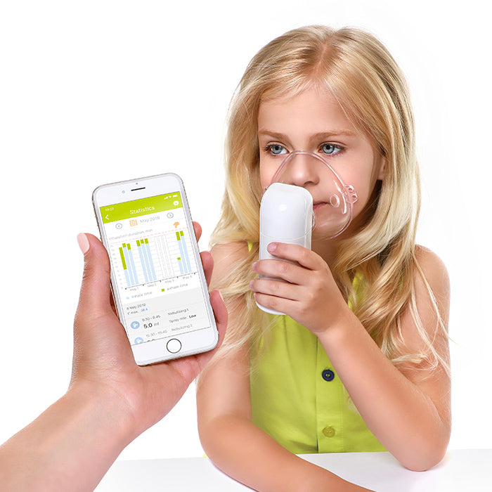 Agu Baby Smart Mesh Nebulizer - White - Laadlee