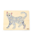 Viga Montessori Puzzle Cat