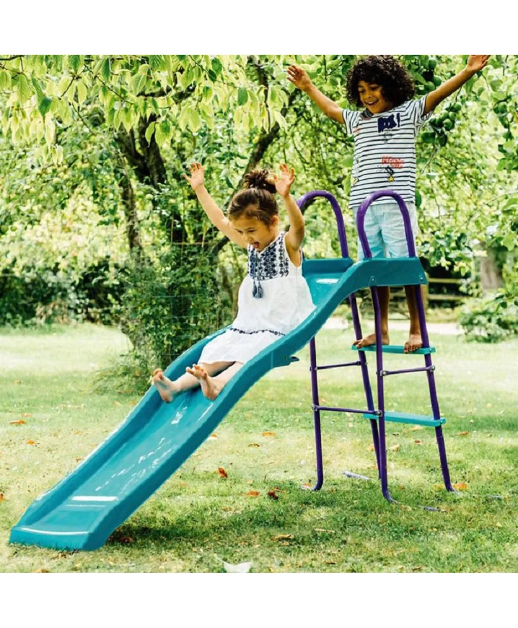 Plum Haumea Slide - Teal/Purple - Laadlee