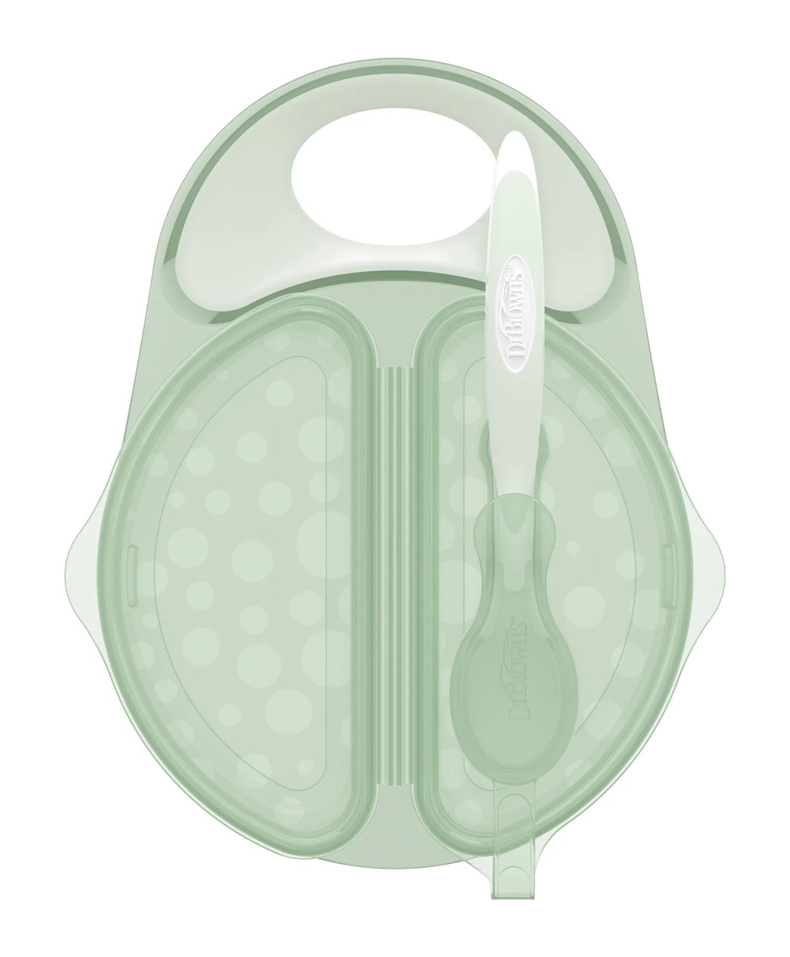 Dr. Brown's Travel Fresh Bowl & Snap-In Spoon Teal - Laadlee