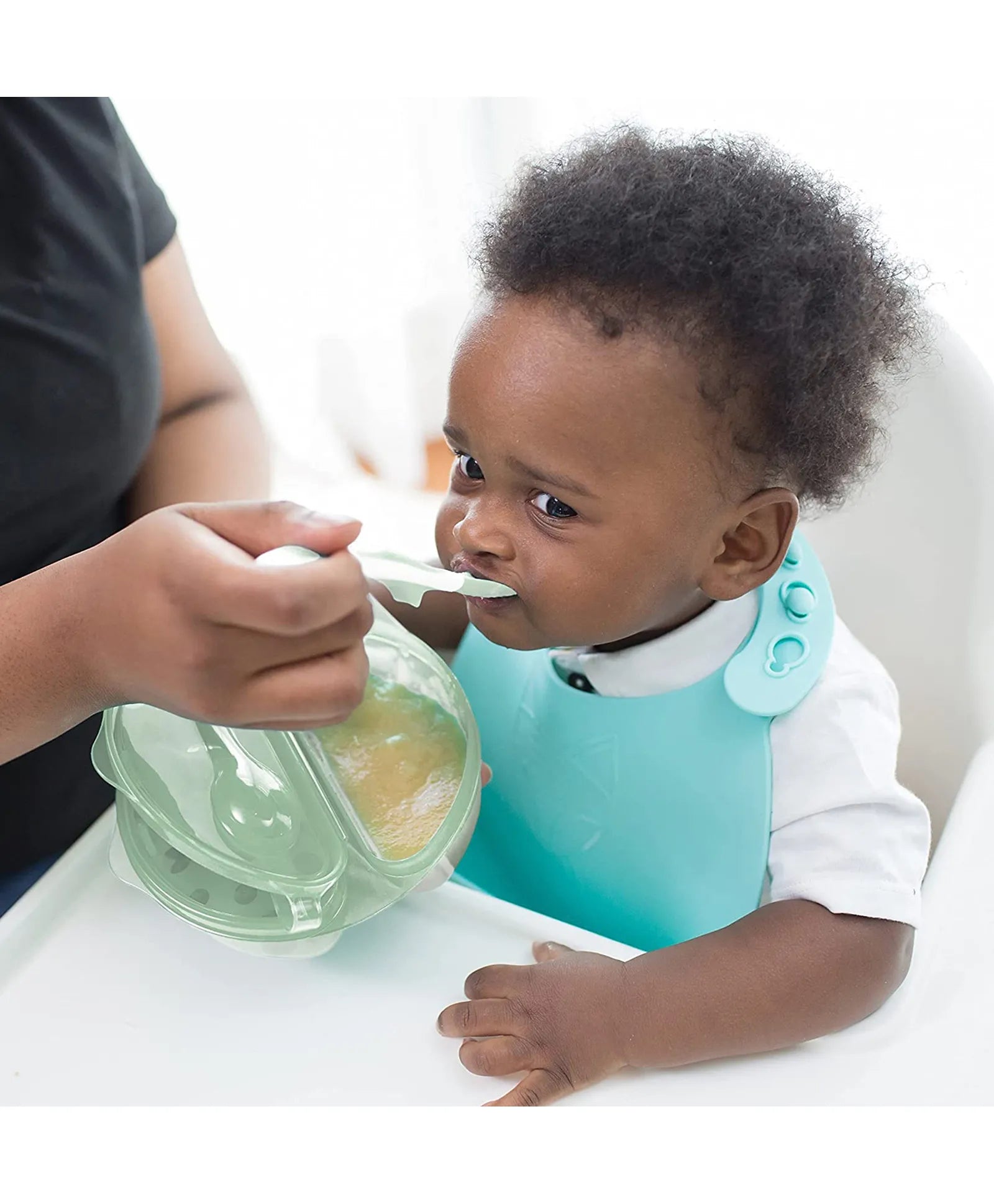 Dr. Brown's Travel Fresh Bowl & Snap-In Spoon Teal - Laadlee