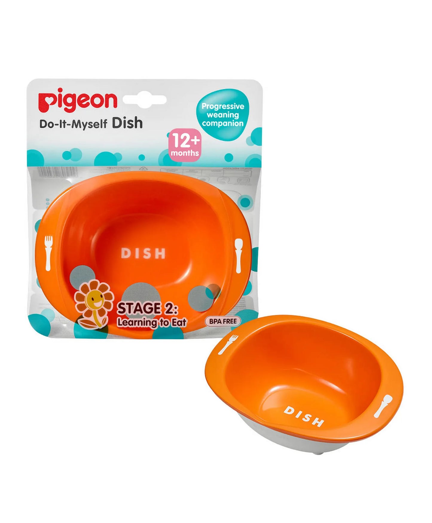 Pigeon Do-It-Myself Dish - Orange