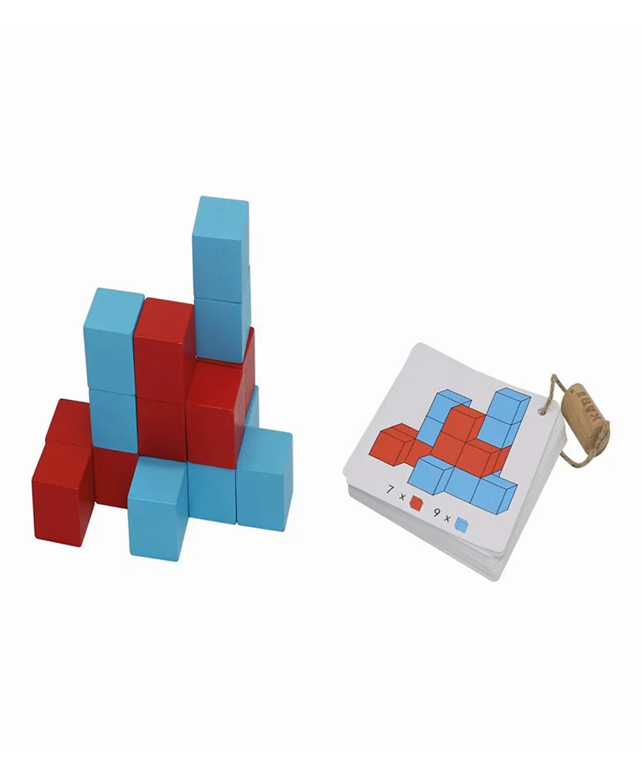 Andreu Toys 3D Wooden Square Blocks