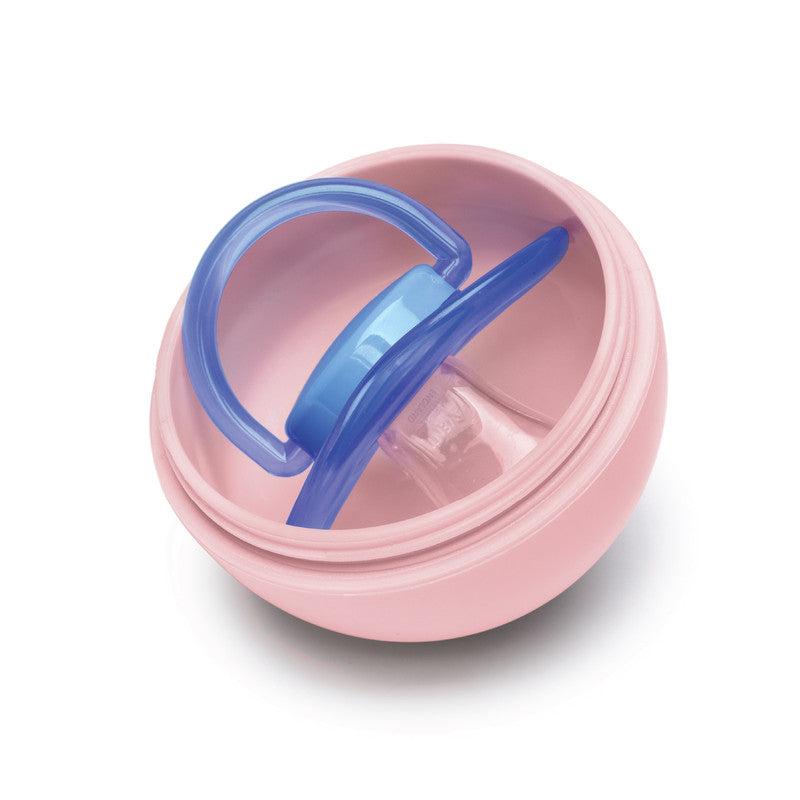 Melii Pacifier Pod Holder Case - Pink - Laadlee