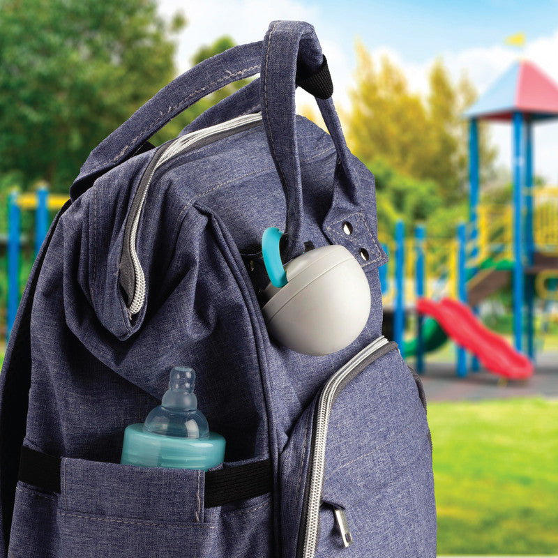 Melii Pacifier Pod Holder Case - Grey - Laadlee