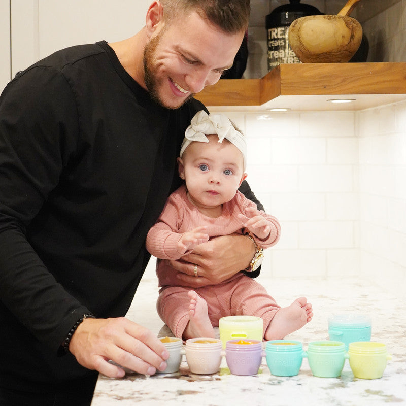 Melii Snap & Go Pods Baby Food Storage Container - Pack of 12 - Laadlee