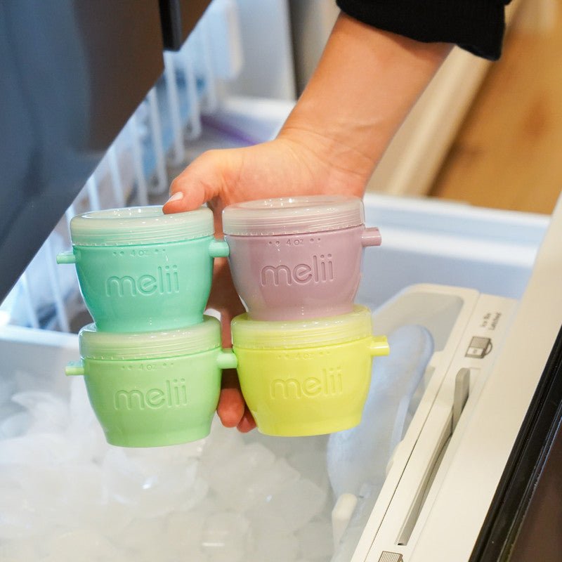 Melii Snap & Go Pods Baby Food Storage Container - Pack of 8 - Laadlee