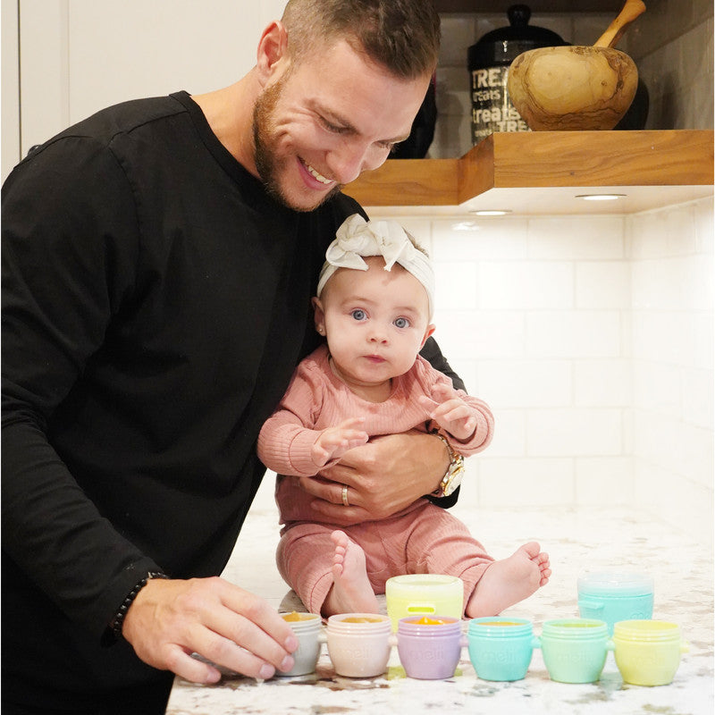 Melii Snap & Go Pods Baby Food Storage Container - Pack of 10 - Laadlee