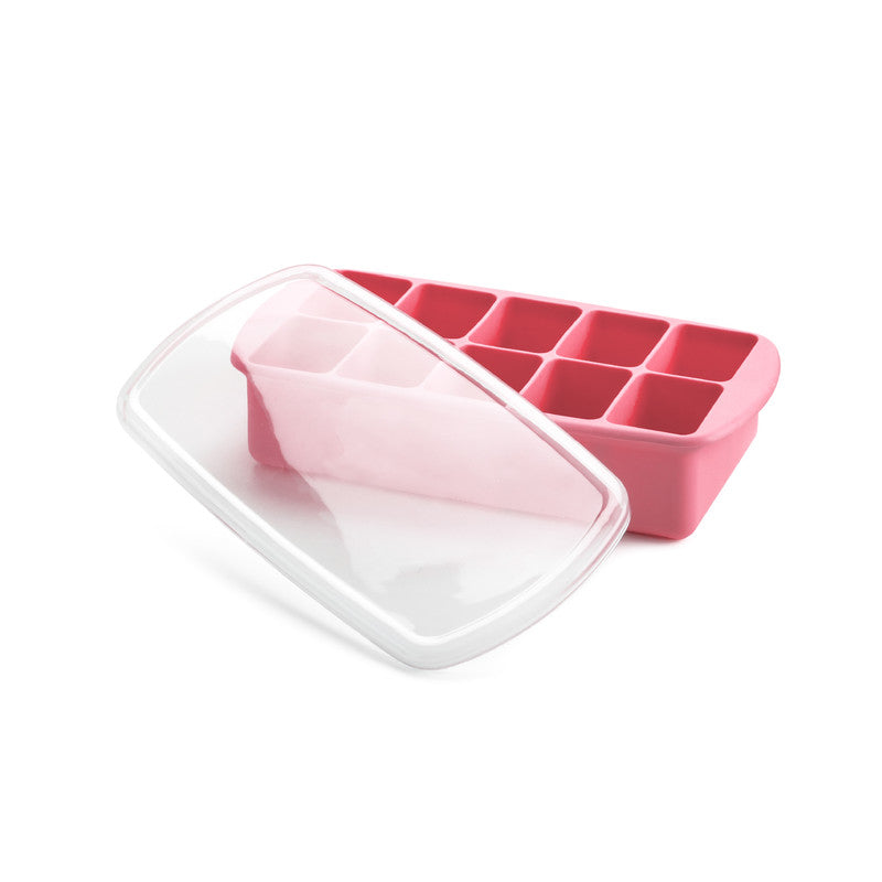 Melii Silicone Baby Food Freezer Tray - Pink - Laadlee