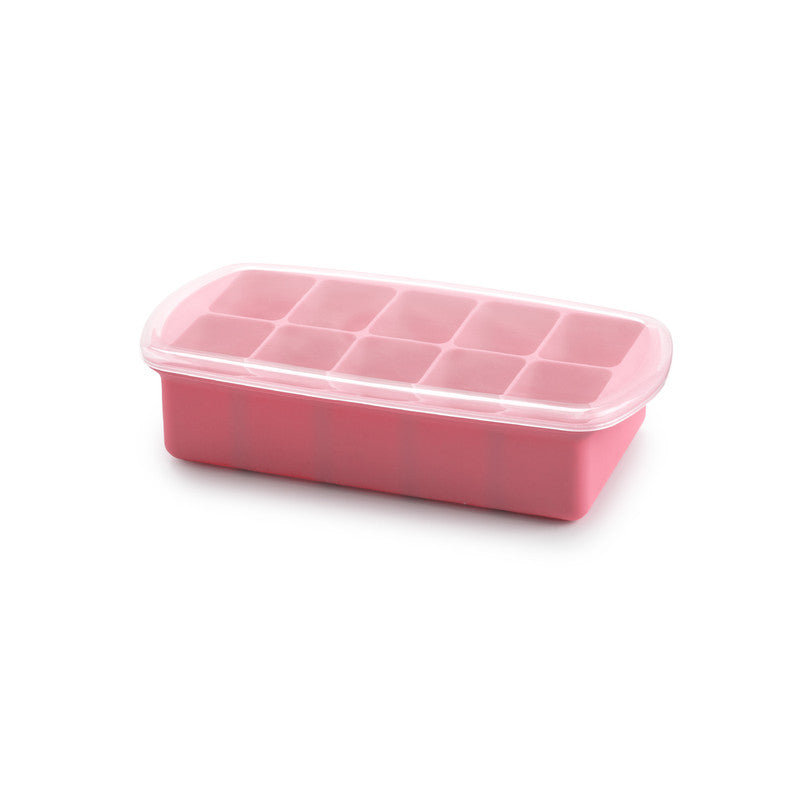 Melii Silicone Baby Food Freezer Tray - Pink - Laadlee