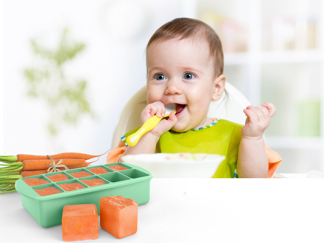 Melii Silicone Baby Food Freezer Tray - Assorted - Laadlee