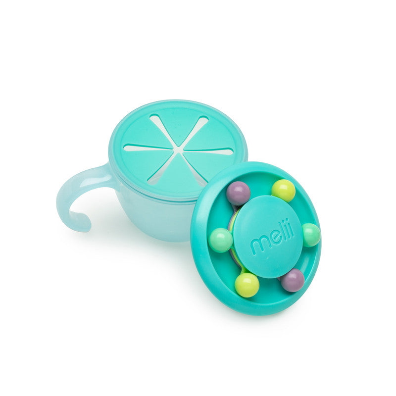Melii Abacus Snack Container - Turquoise - Laadlee