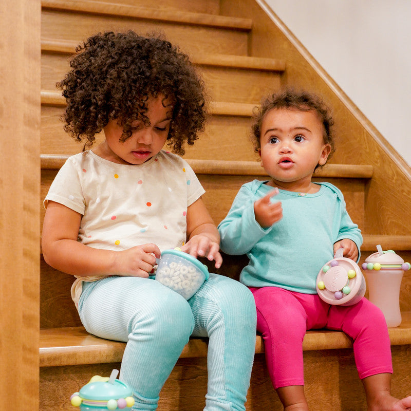 Melii Abacus Snack Container - Turquoise - Laadlee