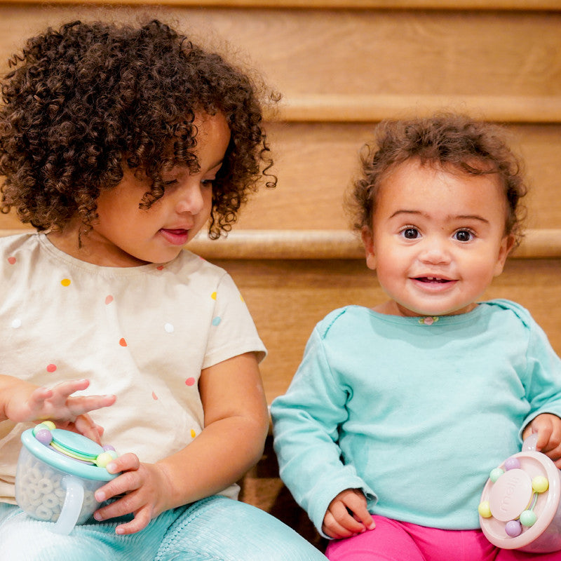Melii Abacus Snack Container - Turquoise - Laadlee