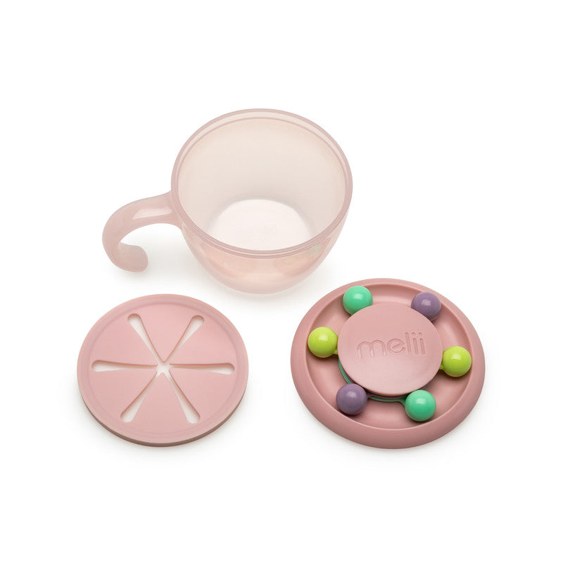 Melii Abacus Snack Container - Pink - Laadlee