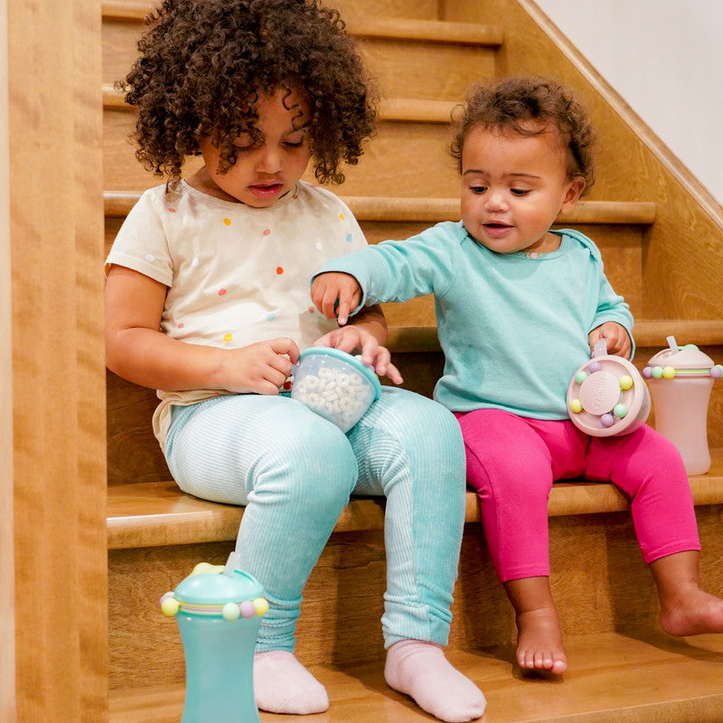 Melii Abacus Snack Container - Pink - Laadlee